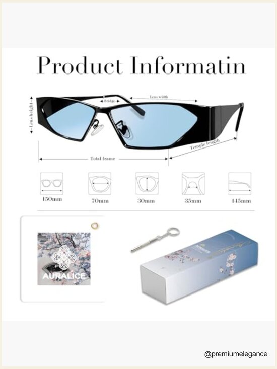 Retro Narrow Cat Eye Sunnies Y2K Sunglasses UV400 Protection main image 6